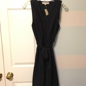 LOFT button down summer dress